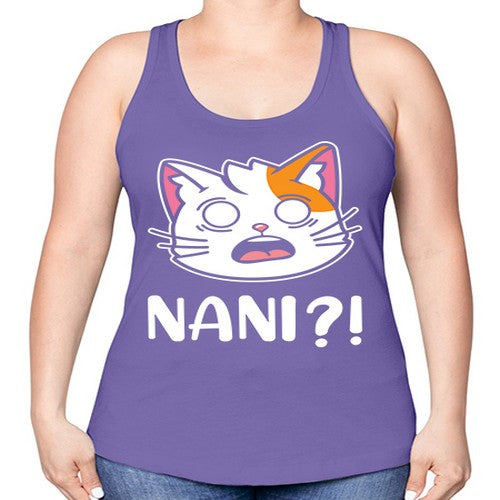 nani271# - anime -Racerback Tank