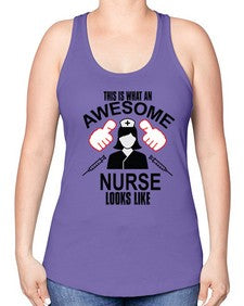nurse tshirt 1213# - nurse -Racerback Tank