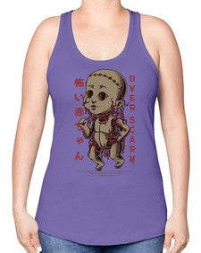 over scary 975# - art pop art -Racerback Tank