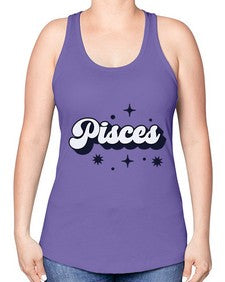 pisces 354# - pisces -Racerback Tank