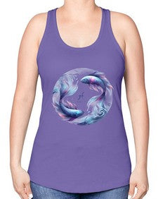 pisces 362# - pisces -Racerback Tank