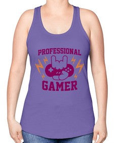 professional gamer 148# - video games -Racerback Tank