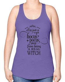 real witch 28# - witch -Racerback Tank