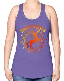 sagittarius 136# - sagittarius -Racerback Tank