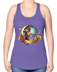 sagittarius 398# - sagittarius -Racerback Tank
