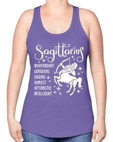 sagittarius 401# - sagittarius -Racerback Tank