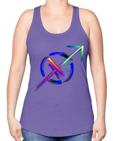 sagittarius 402# - sagittarius -Racerback Tank