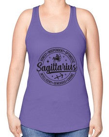 sagittarius 406# - sagittarius -Racerback Tank