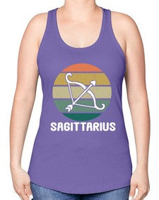 sagittarius 424# - sagittarius -Racerback Tank