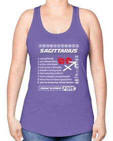 sagittarius 425# - sagittarius -Racerback Tank