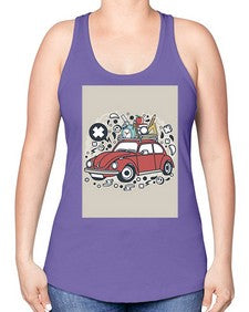 school tour 800# - general school -Racerback Tank