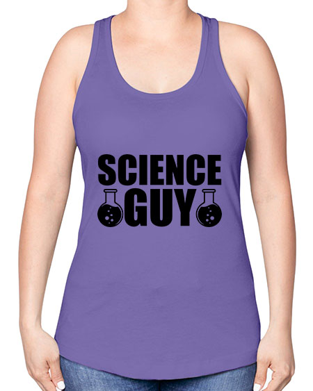 science guy 115# - general science -Racerback Tank