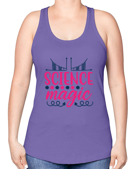 science magic 67# - general science -Racerback Tank