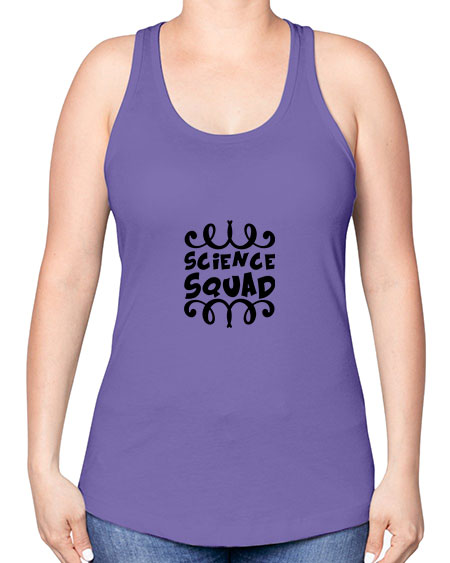 science squad 53# - general science -Racerback Tank