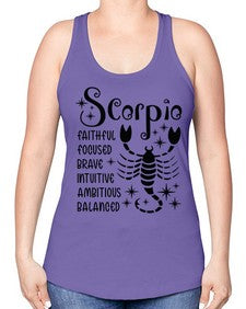 scorpio 431# - scorpio -Racerback Tank