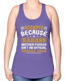 scorpio 432# - scorpio -Racerback Tank