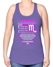 scorpio 457# - scorpio -Racerback Tank