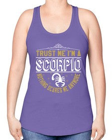 scorpio 458# - scorpio -Racerback Tank