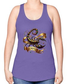 scorpio 459# - scorpio -Racerback Tank