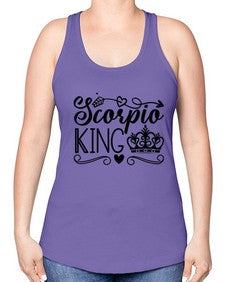 scorpio king 443# - scorpio -Racerback Tank