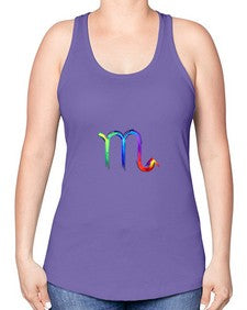 scorpio n 464# - scorpio -Racerback Tank