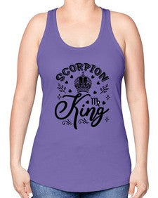 scorpio n king 465# - scorpio -Racerback Tank