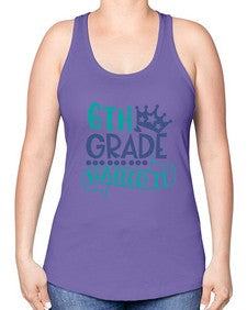 sixth grade nailed it 881# - sixth grade -Racerback Tank