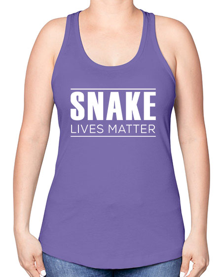 snake lives matter - snake -Racerback Tank