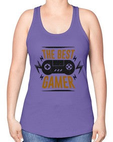 the best 154# - video games -Racerback Tank
