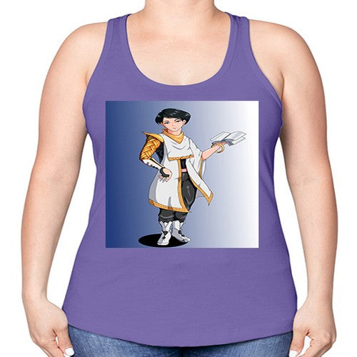 the book master 58# - anime -Racerback Tank