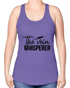 the vein whisperer 1532# - nurse -Racerback Tank