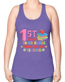 third day of third Grade 944# - third grade -Racerback Tank