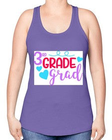 thirdgradegrad 982# - third grade -Racerback Tank