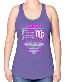 virgo 544# - virgo -Racerback Tank