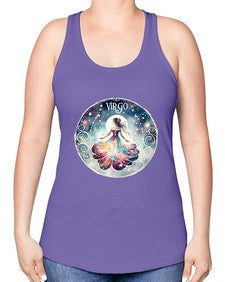 virgo 555# - virgo -Racerback Tank