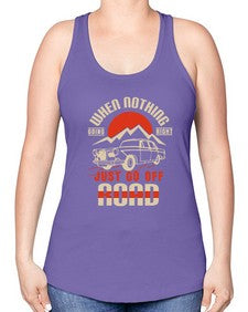 when nothing going right just go off road 87# - car -Racerback Tank