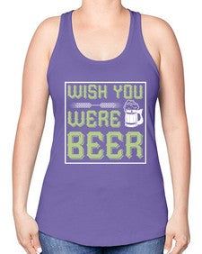 wish you were beer 1783# - beer -Racerback Tank