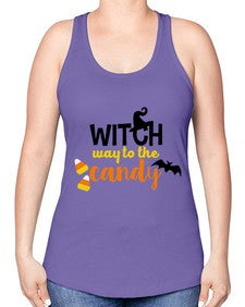 witchwaycandy 4# - witch -Racerback Tank