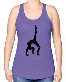 yoga pose  634# - yoga -Racerback Tank