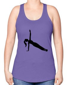 yoga pose  637# - yoga -Racerback Tank