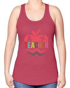 A Teacher 562# - teacher -Racerback Tank