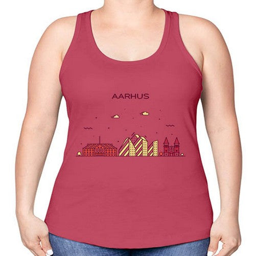 Aarhus 265# - cities -Racerback Tank
