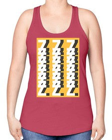 Abstract Shape 187# - art pop art -Racerback Tank