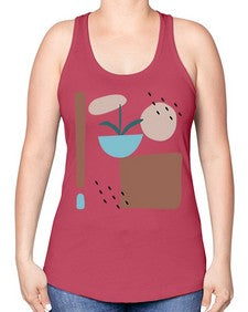 Abstract Shape 189# - art pop art -Racerback Tank