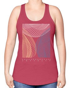Abstract Shape 204# - art pop art -Racerback Tank