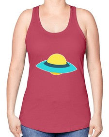 Alien 60# - ufo -Racerback Tank
