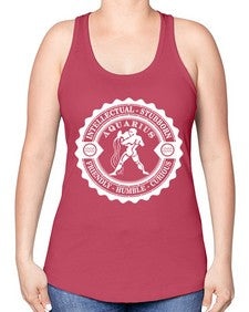 Aquarius 45# - aquarius -Racerback Tank