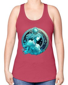 Aquarius 63# - aquarius -Racerback Tank