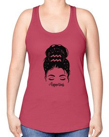 Aquarius Woman - aquarius -Racerback Tank