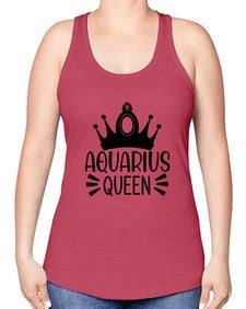 Aquarius queen 73# - aquarius -Racerback Tank